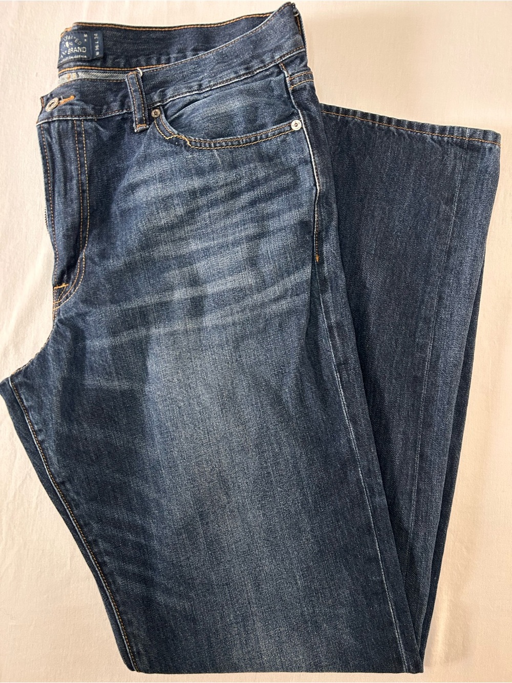 Lucky Brand 361 Vintage Straight Jeans Mens 36x34 Medium Wash Denim